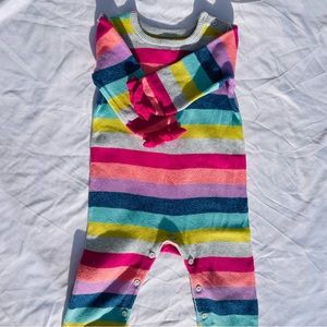 Baby Gap Sweater One Piece Rainbow Stripe 18-24Month